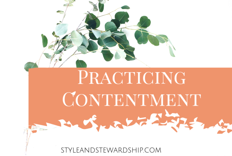 Practicing Contentment what does it mean to be Contented by Style and Stewardship.com
