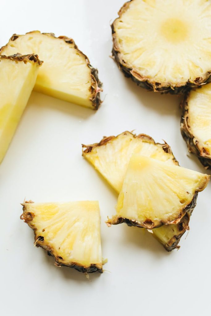 photo of sliced pineapple